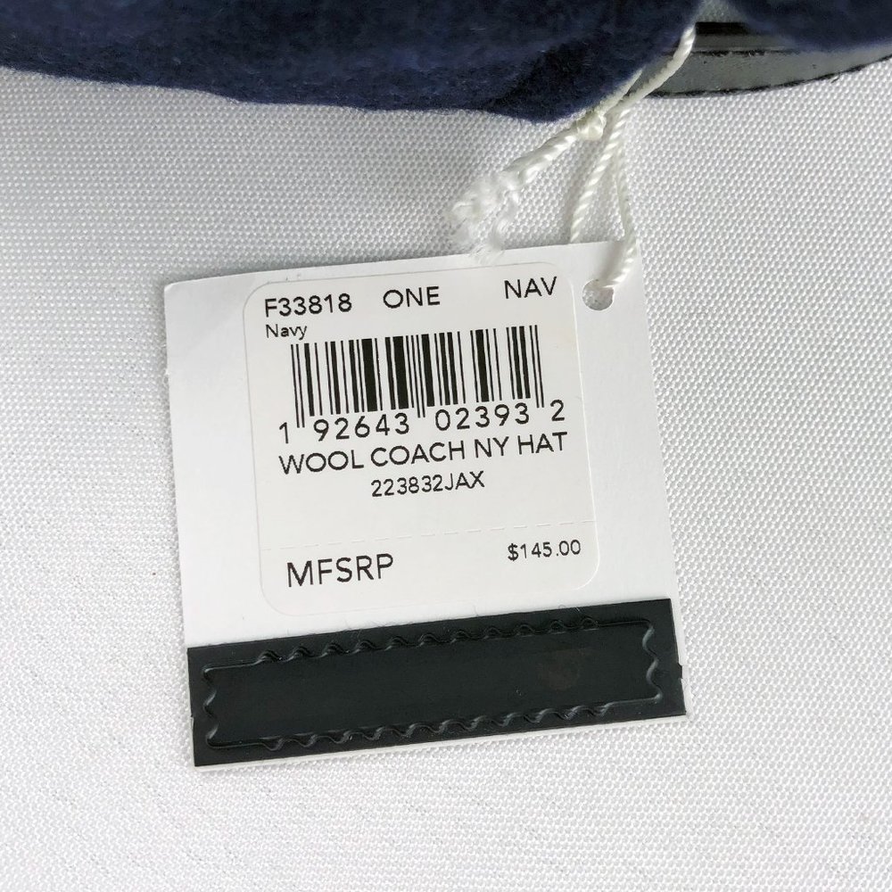 Coach Wool Hat C Logo Cap - Picture 9 of 9